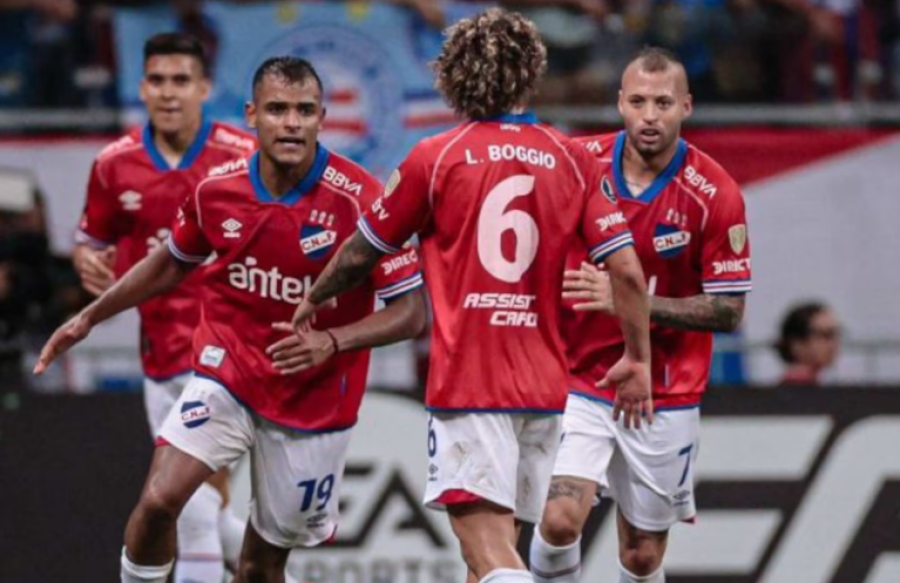 Pela Libertadores, Bahia toma a virada do Nacional na Fonte Nova